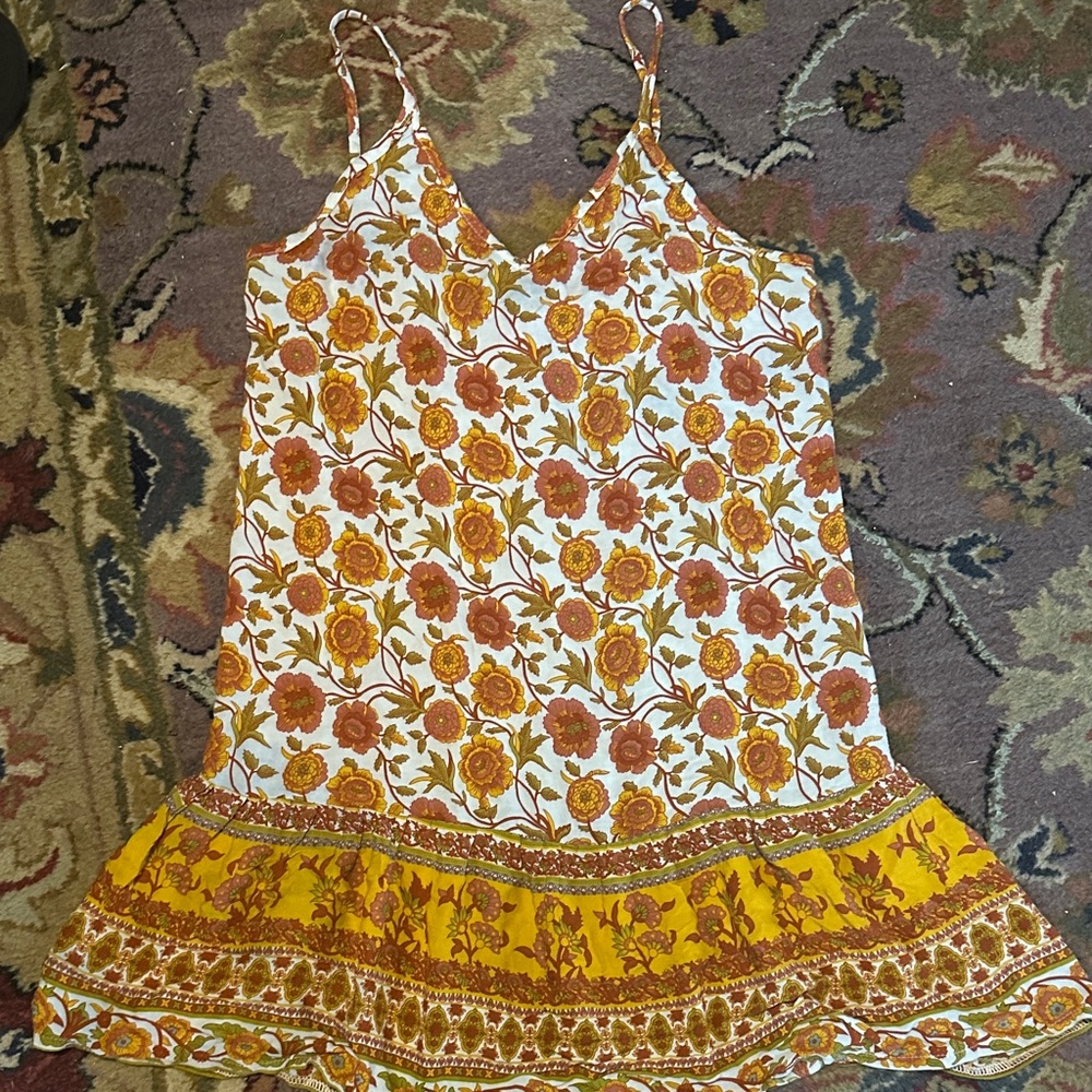 Floral Spaghetti Strap Dress